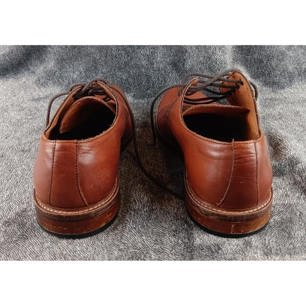 Blake McKay Mens Leather Cap‎ Toe Oxford Dress Shoes Tan Size 9